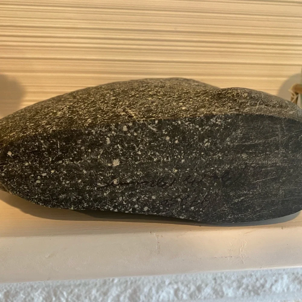 River rock bud vase decor handmade